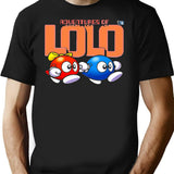 Adventures Of Lolo T-Shirt - Retro Graphic Tee for Men & Women - Black