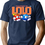 Adventures Of Lolo T-Shirt - Retro Graphic Tee for Men & Women - Navy