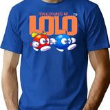 Adventures Of Lolo T-Shirt - Retro Graphic Tee for Men & Women - Blue