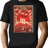 Advertising Mm Communism T-Shirt - Retro Graphic Tee for Men & Women - Black