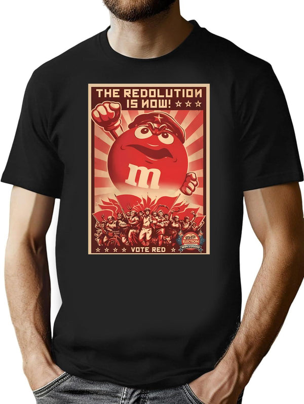 Advertising Mm Communism T-Shirt - Retro Graphic Tee for Men & Women - Black