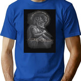 Aevumtoolband T-Shirt - Retro Graphic Tee for Men & Women - Blue