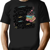 Afraid Of Drag Queens And Books - Vintage Bookish T-Shirt - Black