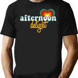 Afternoon Delight Time T-Shirt - Retro Graphic Tee for Men & Women - Black