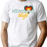 Afternoon Delight Time T-Shirt - Retro Graphic Tee for Men & Women - White