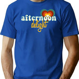 Afternoon Delight Time T-Shirt - Retro Graphic Tee for Men & Women - Blue
