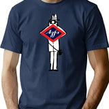 Agfa Vintage Film T-shirt - Retro Graphic Casual Tee - Navy