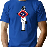 Agfa Vintage Film T-shirt - Retro Graphic Casual Tee - Blue