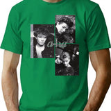 Aha Distressed Graphic Picture T-Shirt - Green