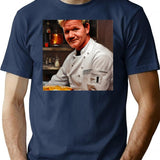 Ai Generated Art Chef Ramsay_s Vintage Kitchen T-Shirt - Navy