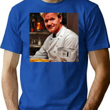Ai Generated Art Chef Ramsay_s Vintage Kitchen T-Shirt - Blue