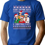 Ain't Nothin But A Christmas Party Golden Girls T-Shirt - Blue