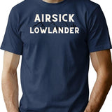 Airsick Lowlander Stormlight Archives T-Shirt - Retro Graphic Tee for Men & Women - Navy
