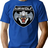 Airwolf Inspired By Airwolf Classic T-Shirt - Retro Graphic Tee for Men & Women - Blue