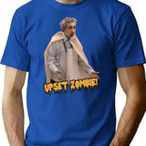 Alan Partridge - Upset Zombie Funny T-Shirt - Blue