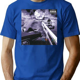 Album Cover T-Shirt - Retro Graphic Tee for Men & Women - Blue