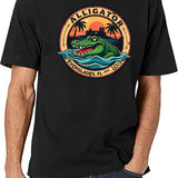 Alcatraz Of Alligators (1) Black T-Shirt