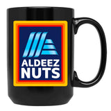 Aldeez Nuts Black Coffee Mug, Gift Coffee Mug - Black