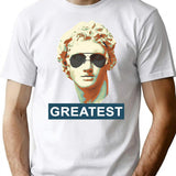 Alexander The Great(est) Ancient Icon Modern Attitude T-Shirt - White