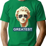 Alexander The Great(est) Ancient Icon Modern Attitude T-Shirt - Green