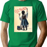 All Hail Satan T-Shirt - Retro Graphic Tee for Men & Women - Green