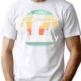 Allegedly Ostrich Funny Bird Lover T-Shirt - Sarcastic Humor Graphic Tee - White