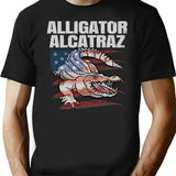 Alligator Alcatraz. 2 Black T-Shirt - Black
