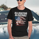 Alligator Alcatraz. 2 Black T-Shirt - Black