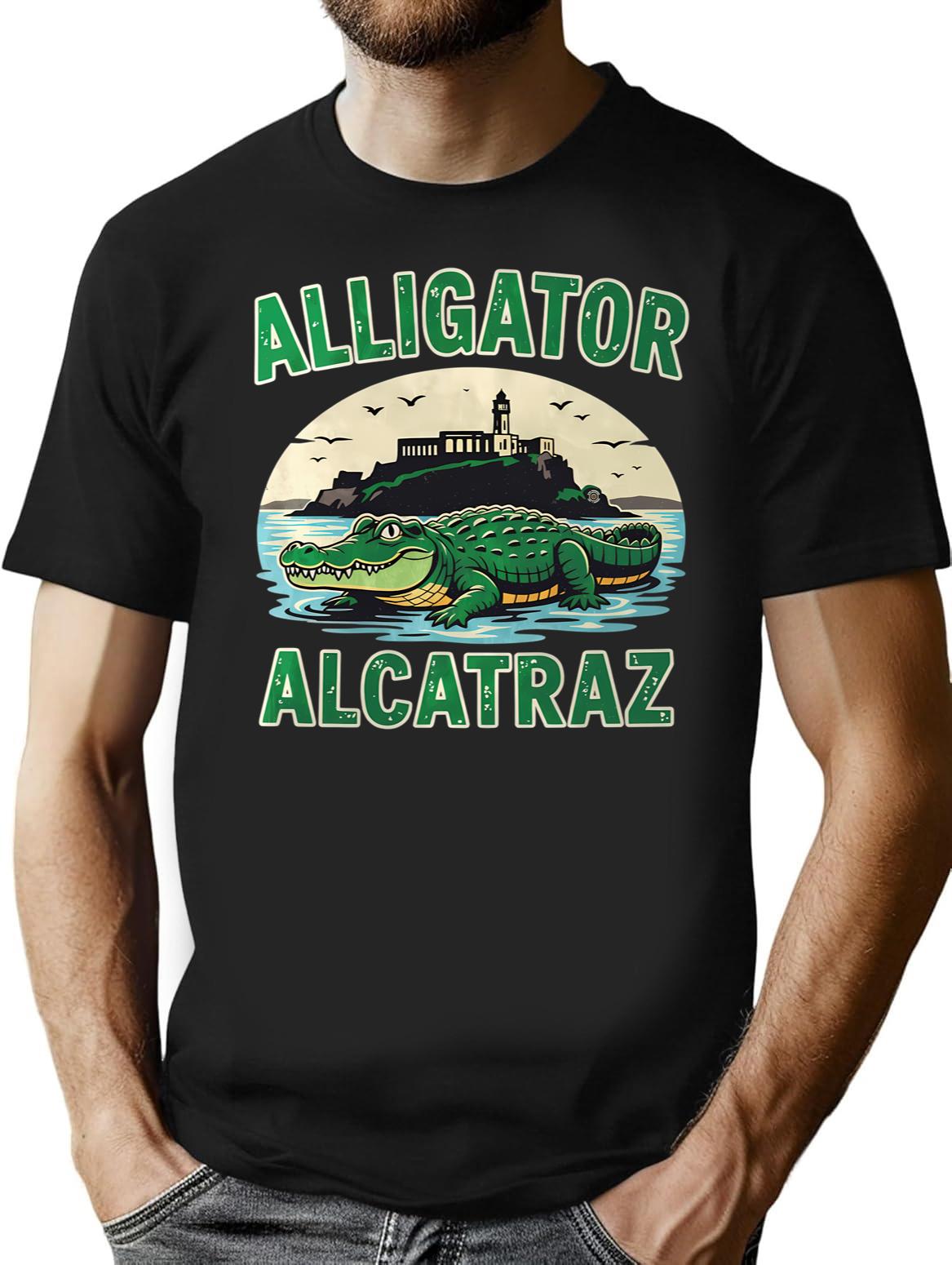 Alligator Alcatraz - Eye Voodoo Black T-Shirt - Black
