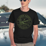 Alligator Alcatraz. Florida Evergladess Black T-Shirt - Black