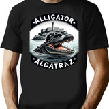 Alligator Alcatraz Florida Black T-Shirt - Black