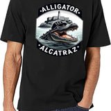 Alligator Alcatraz Florida Black T-Shirt