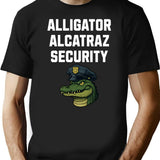Alligator Alcatraz Security Police Hat Florida Black T-Shirt - Black
