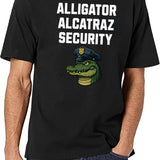 Alligator Alcatraz Security Police Hat Florida Black T-Shirt