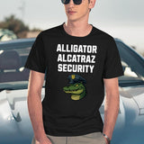 Alligator Alcatraz Security Police Hat Florida Black T-Shirt - Black