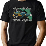 Alligator Alcatraz (11) Black T-Shirt
