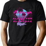 Alligator Alcatraz (12) Black T-Shirt