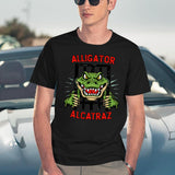 Alligator Alcatraz (13) Black T-Shirt - Black