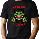 Alligator Alcatraz (13) Black T-Shirt
