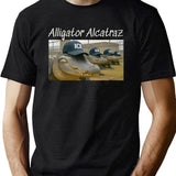 Alligator Alcatraz (14) Black T-Shirt