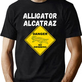 Alligator Alcatraz (23) Black T-Shirt