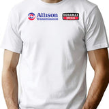 Allison Duramax Vintage Look T-Shirt - Retro Graphic Casual Tee - White