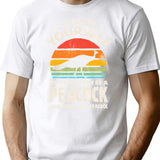 Always Be Yourself Unless You Can Be A Peacock Retro Vintage T-Shirt - White