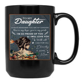Always Remember You Are My Sunshine Black Coffee Mug - Black