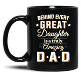 Amazing Dad Wonderful Lovely Quote Mug Black Coffee Mug