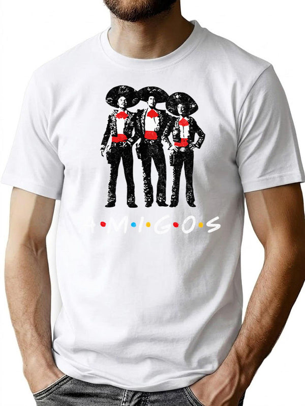 Amigos - Vintage Three Amigos (1) T-Shirt - White