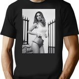 Ana De Armas Pwa T-Shirt - Retro Graphic Tee for Men & Women - Black