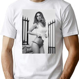 Ana De Armas Pwa T-Shirt - Retro Graphic Tee for Men & Women - White