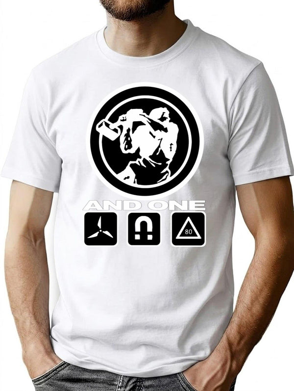 And One Band (trilogy) Classic T-Shirt - Retro Graphic Tee for Men & Women - White