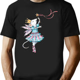 Angelina Ballerina T-Shirt - Retro Graphic Tee for Men & Women - Black